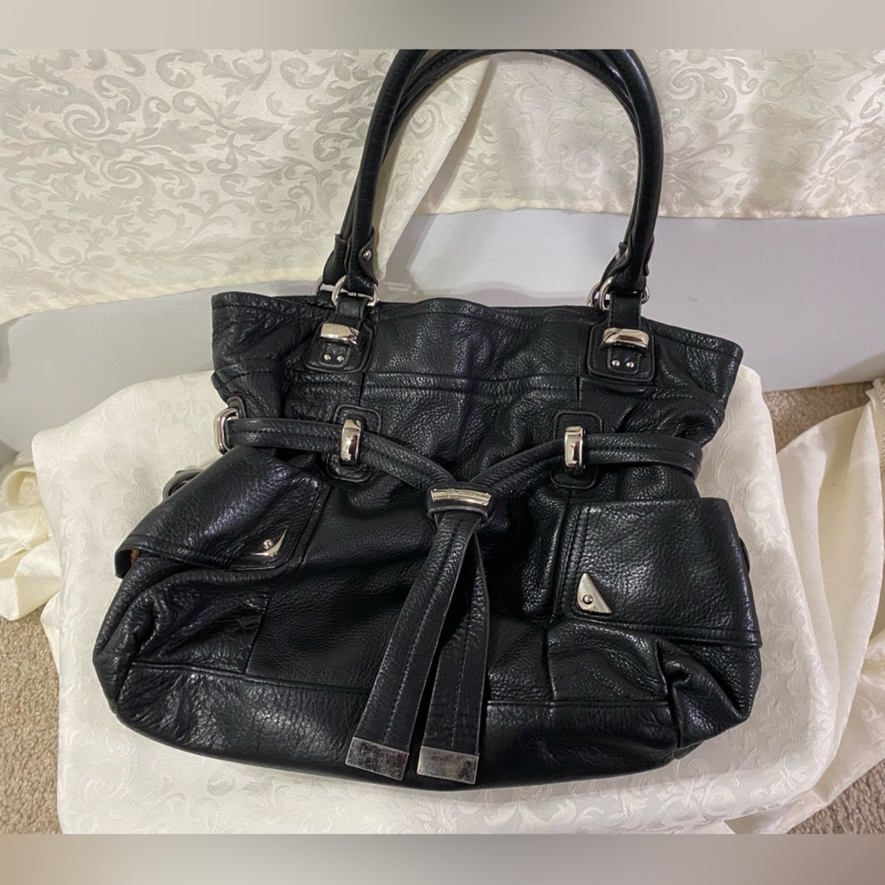 B Makowsky leather shoulder bag - Black - Picture 3 of 11